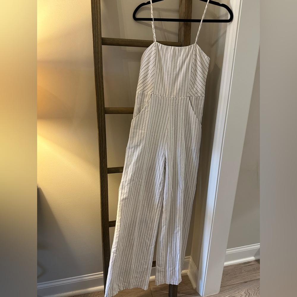 Stripped Jumpsuit